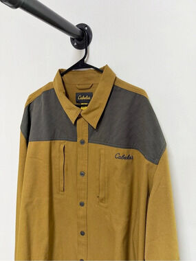Cabela's Hunting Shirt for Men Brown & Gray Size 3XL